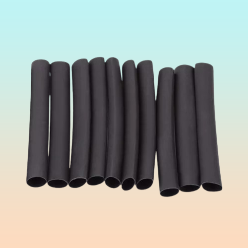 10X CONECTOR TERMOENCOGIBLE TERMORETRACTIL NEGRO 4MM X 20MM