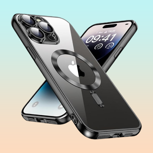 ESTUCHE PROTECTOR FLEXIBLE QI PARA IPHONE 15 PRO MAX FUNDA