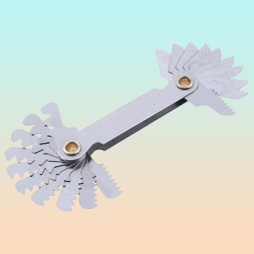 MEDIDOR CALIBRADOR ROSCA TORNILLO TORNO 20 CUCHILLAS 55°