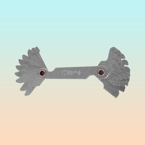 MEDIDOR CALIBRADOR ROSCA TORNILLO TORNO 20 CUCHILLAS 60°