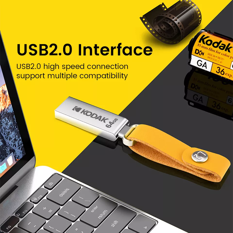 PX7000435 - MEMORIA USB 64GB KODAK 2.0 K122 SERIES - USB FLASH DRIVE 64GB KODAK 2.0 K122 SERIES | GIGAOUTLET GO