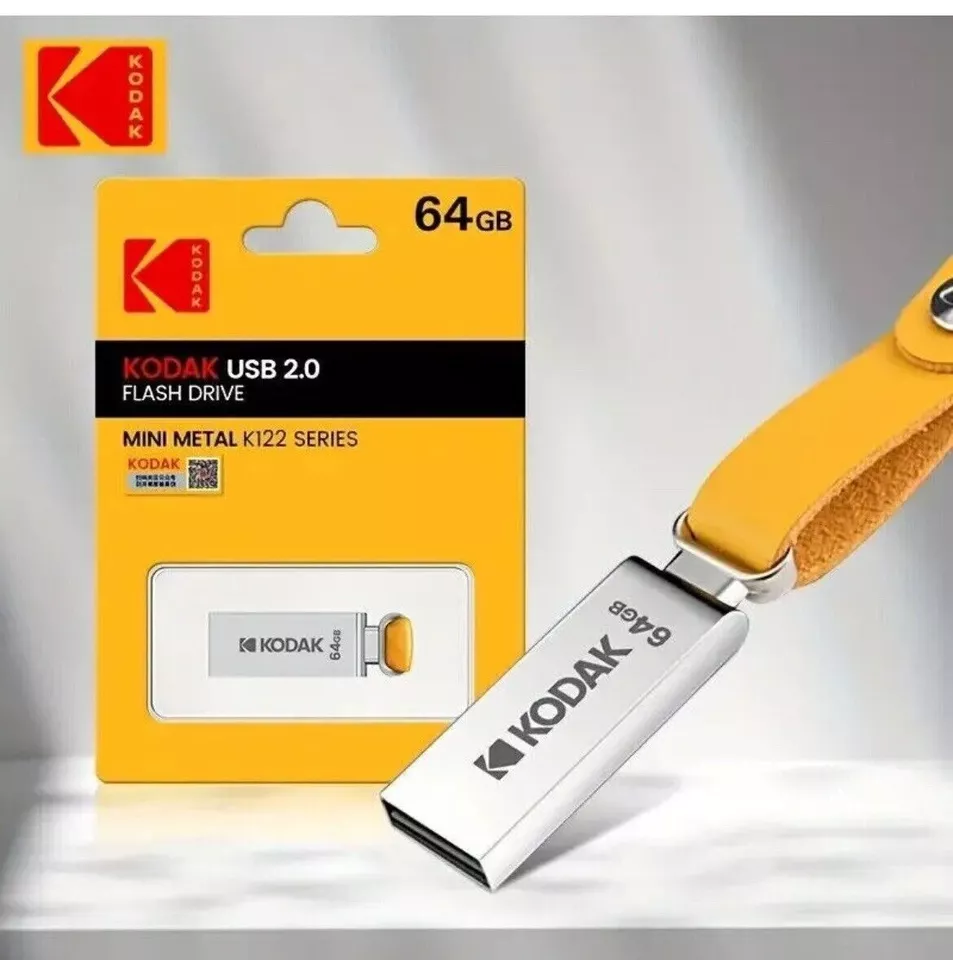 PX7000435 - MEMORIA USB 64GB KODAK 2.0 K122 SERIES - USB FLASH DRIVE 64GB KODAK 2.0 K122 SERIES | GIGAOUTLET GO