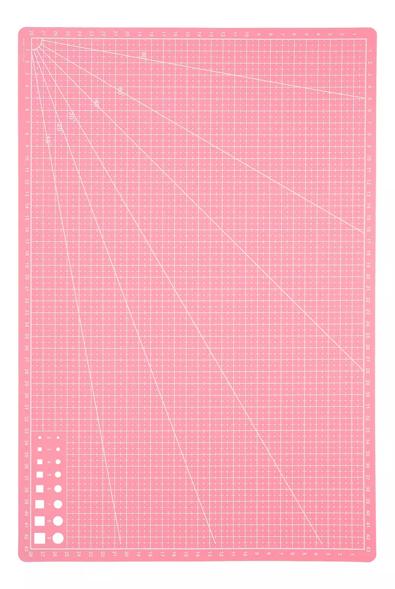 PX7000462 - TAPETE CORTE A3 ROSA - A3 PINK CUTTING MAT | GIGAOUTLET GO