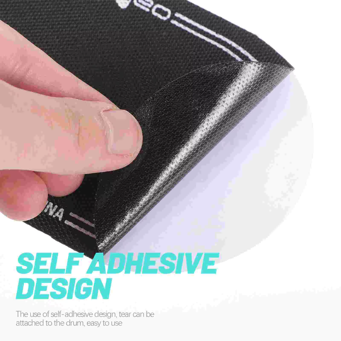 PX7000488 - PARCHE 7" DOBLE BOMBO PEDAL LEO NEGRO - 7" DOUBLE BASS PEDAL PATCH LEO BLACK | GIGAOUTLET GO