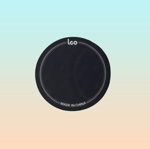 PARCHE REDUCTOR SONIDO BOMBO PEDAL SENCILLO BATERÍA ACÚSTICA NEGRO