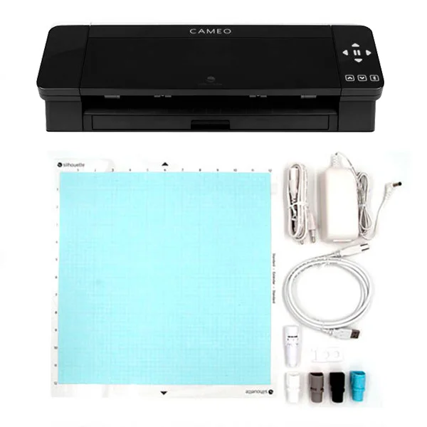 PX7000490 - MAQUINA CORTE SILHOUETTE CAMEO 4 NEGRA - SILHOUETTE CAMEO 4 BLACK CUTTING MACHINE | GIGAOUTLET GO