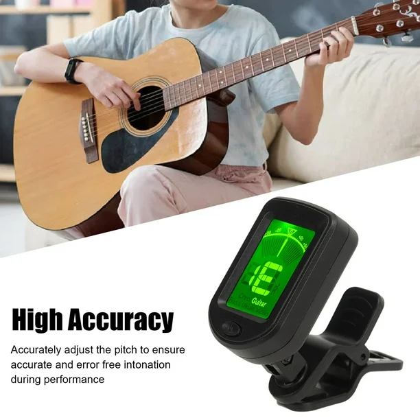 PX7000510 - AFINADOR DIGITAL LCD GUITARRA CLIP 360°  - DIGITAL LCD TUNER GUITAR CLIP 360° | GIGAOUTLET GO