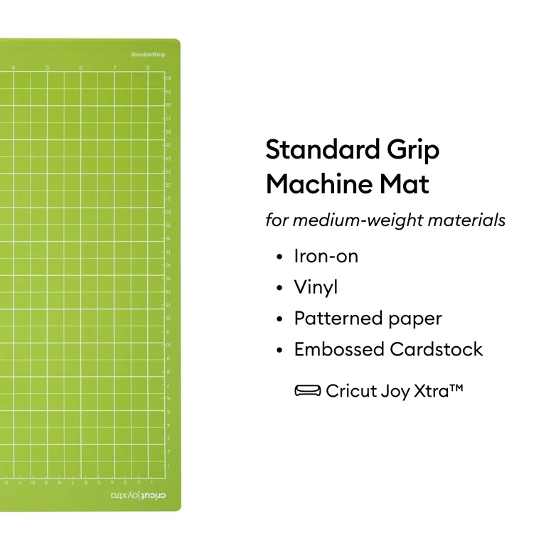PX7000549 - TAPETE CORTE 12"x4.5" PARA CRICUT JOY STANDAR GRIP RE-ART VERDE - 12"x4.5" CUTTING MAT FOR CRICUT JOY STANDARD GRIP RE-ART GREEN | GIGAOUTLET GO