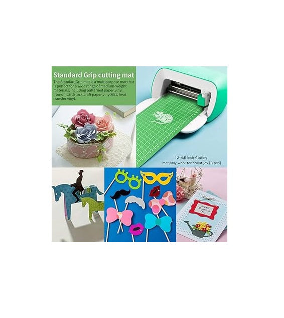 PX7000549 - TAPETE CORTE 12"x4.5" PARA CRICUT JOY STANDAR GRIP RE-ART VERDE - 12"x4.5" CUTTING MAT FOR CRICUT JOY STANDARD GRIP RE-ART GREEN | GIGAOUTLET GO