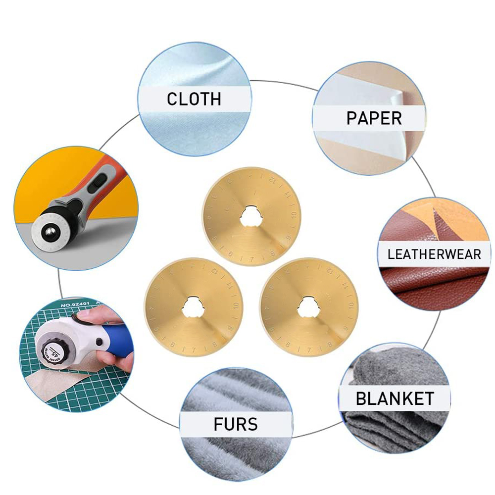 PX7000557 - CORTADOR ROTATIVO 45mm SASTRERIA COSTURA TELAS ROPA BRICOLAJE - 45mm ROTARY CUTTER TAILORING SEWING FABRIC CLOTHING DIY | GIGAOUTLET GO