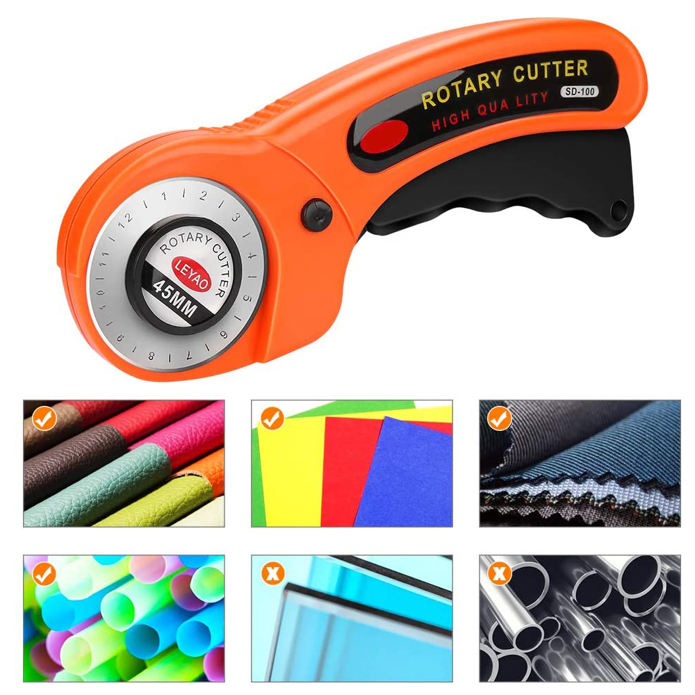 PX7000557 - CORTADOR ROTATIVO 45mm SASTRERIA COSTURA TELAS ROPA BRICOLAJE - 45mm ROTARY CUTTER TAILORING SEWING FABRIC CLOTHING DIY | GIGAOUTLET GO