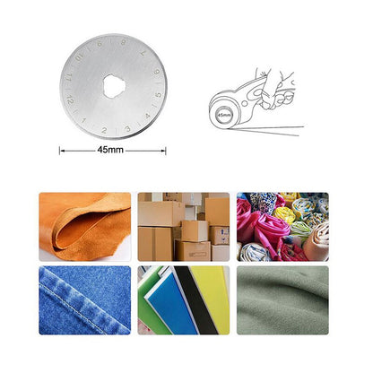 PX7000557 - CORTADOR ROTATIVO 45mm SASTRERIA COSTURA TELAS ROPA BRICOLAJE - 45mm ROTARY CUTTER TAILORING SEWING FABRIC CLOTHING DIY | GIGAOUTLET GO