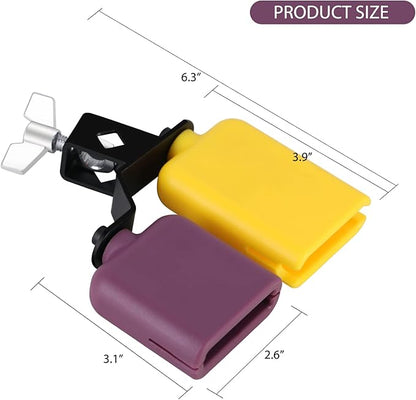 PX7000563 - CAMPANA DOBLE PERCUSION TIMBAL BATERIA CLAVE - DOUBLE BELL PERCUSSION TIMBAL DRUM CLAVE | GIGAOUTLET GO