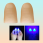 2X DEDOS LUZ LED MAGIA ILUSIONISMO DISFRAZ JUEGO FIESTAS