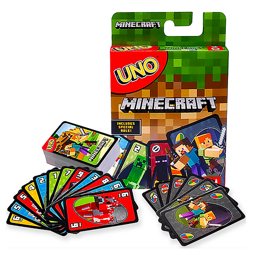 PX7000588 - JUEGO CARTAS UNO VERSION LIMITADA MINECRAFT - LOMISMO: JUEGO CARTAS UNO VERSION LIMITADA MINECRAFT