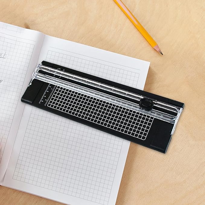 PX7000598 - CORTADOR PAPEL A4 BIDIRECCIONAL MANUALIDADES NEGRO - A4 PAPER CUTTER BIDIRECTIONAL CRAFT BLACK | GIGAOUTLET GO