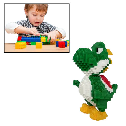 PX7000627 - DINOSAURIO ROMPECABEZAS YOSHI BLOQUES BROS PUZZLE MARIO - DINOSAUR PUZZLE YOSHI BLOCKS BROS MARIO | GIGAOUTLET GO