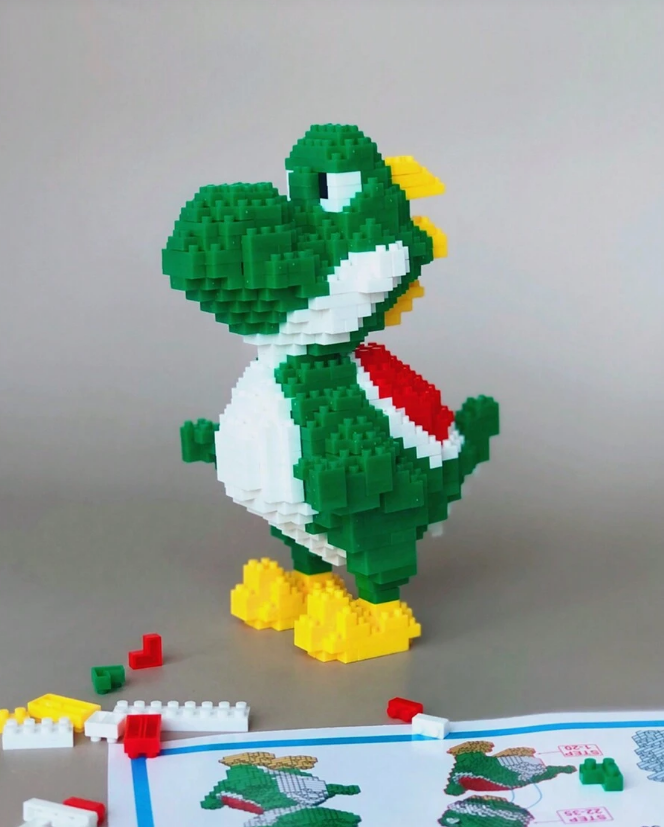 PX7000627 - DINOSAURIO ROMPECABEZAS YOSHI BLOQUES BROS PUZZLE MARIO - DINOSAUR PUZZLE YOSHI BLOCKS BROS MARIO | GIGAOUTLET GO