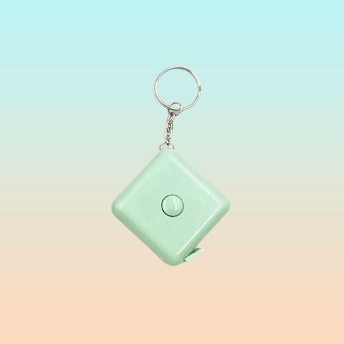 PX7000639 - CINTA METRICA LLAVERO CORPORAL FITNESS DOBLE CARA VERDE PASTEL - KEYCHAIN TAPE MEASURE BODY FITNESS DOUBLE-SIDED PASTEL GREEN | GIGAOUTLET GO