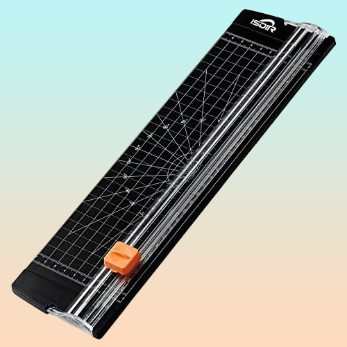 CORTADOR PAPEL A4 BIDIRECCIONAL GUILLOTINA NEGRO MANUAL