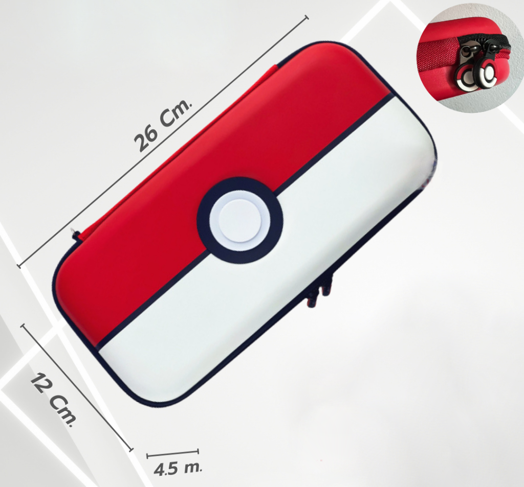 PX7000653 - ESTUCHE RIGIDO NINTENDO SWITCH POKEMON 24x13x4 cms - HARD CASE NINTENDO SWITCH POKEMON 24x13x4 cm | GIGAOUTLET GO