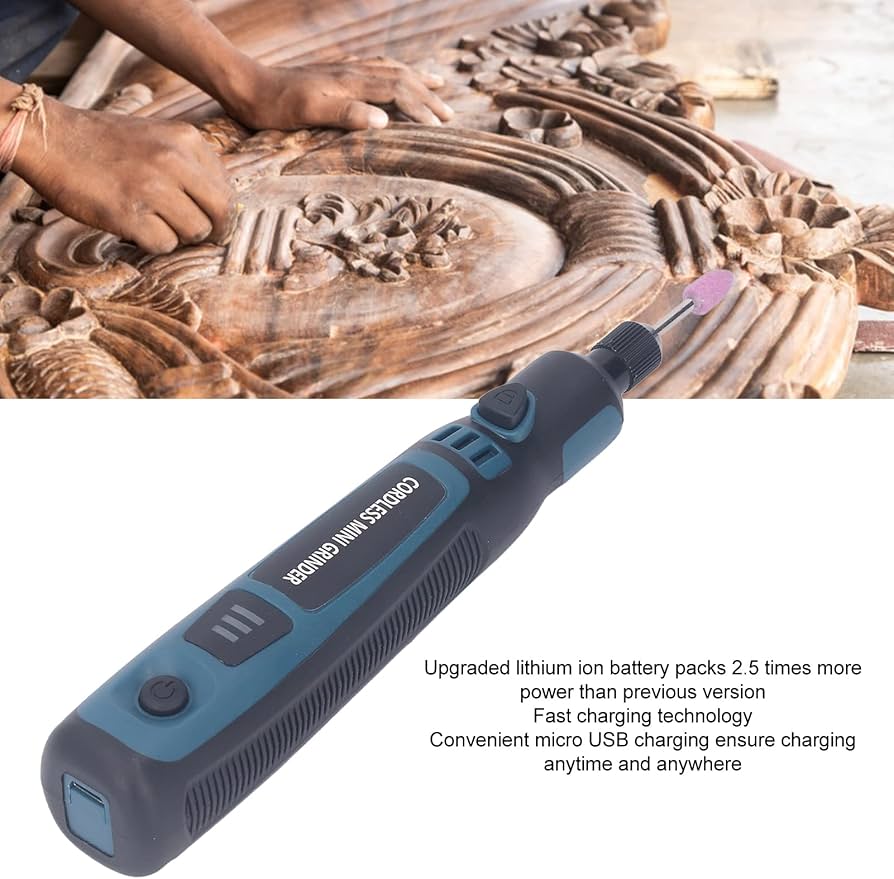 PX7000716 - AMOLADORA ELECTRICA BRICOLAGE RECARGABLE USB - ELECTRIC GRINDER DIY RECHARGEABLE USB | GIGAOUTLET GO