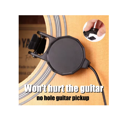 PX7000731 - MICROFONO CONTACTO CLIP AUDIO GUITARRA ACUSTICA JACK 3.5 - CONTACT MICROPHONE CLIP AUDIO ACOUSTIC GUITAR JACK 3.5 | GIGAOUTLET GO