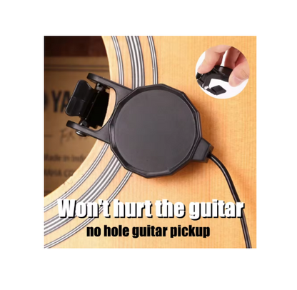 PX7000731 - MICROFONO CONTACTO CLIP AUDIO GUITARRA ACUSTICA JACK 3.5 - CONTACT MICROPHONE CLIP AUDIO ACOUSTIC GUITAR JACK 3.5 | GIGAOUTLET GO