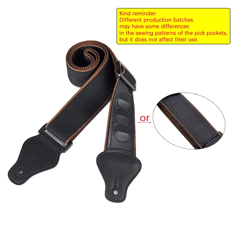 PX7000733 - KIT SET CORREA GUITARRA PUAS PICKS NEGRO - KIT SET GUITAR STRAP PICKS BLACK | GIGAOUTLET GO