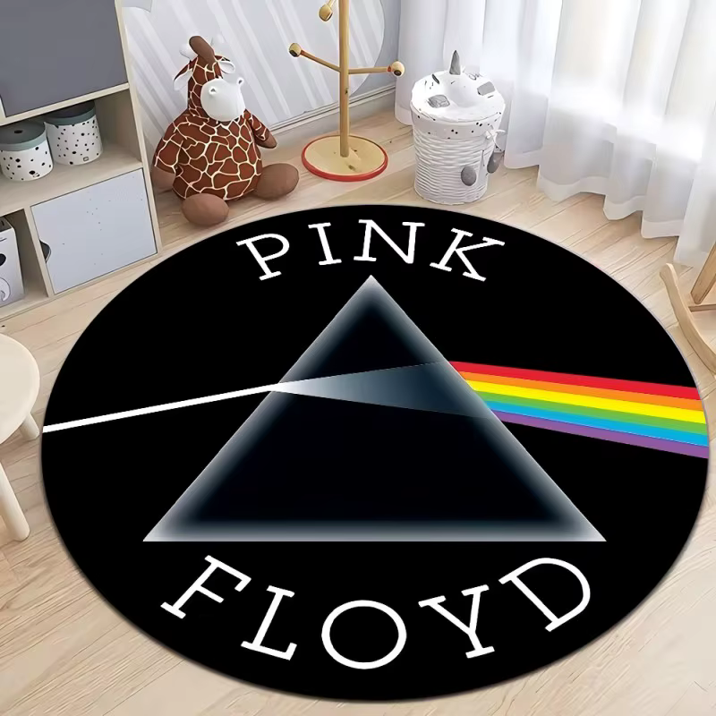 PX7000737 - TAPETE REDONDO 40 X 40 CMS PINK FLOYD - ROUND RUG 40 X 40 CM PINK FLOYD | GIGAOUTLET GO