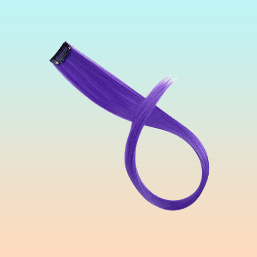 PX7000739 - EXTENSION CABELLO SINTETICO 22 PULG VIOLETA CLIP - SYNTHETIC HAIR EXTENSION 22 INCH VIOLET CLIP | GIGAOUTLET GO