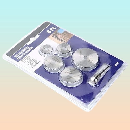 PX7000742 - KIT 6 CUCHILLAS SIERRA CIRCULAR TALADRO MOTOTOOL AMOLADORA MARQUETERIA - KIT 6 CIRCULAR SAW BLADES DRILL MOTOTOOL GRINDER MARQUETERIA | GIGAOUTLET GO