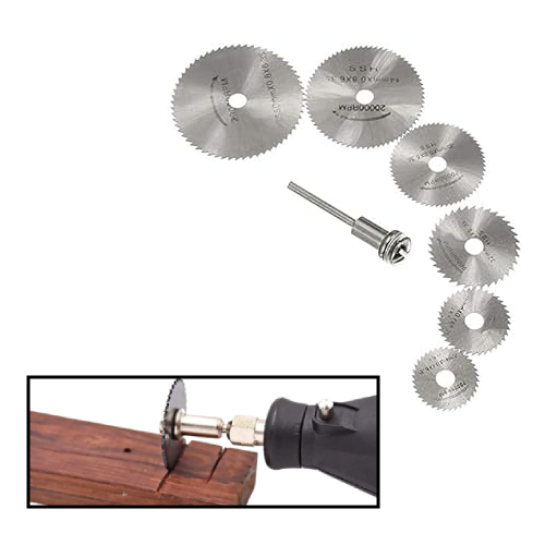 PX7000742 - KIT 6 CUCHILLAS SIERRA CIRCULAR TALADRO MOTOTOOL AMOLADORA MARQUETERIA - KIT 6 CIRCULAR SAW BLADES DRILL MOTOTOOL GRINDER MARQUETERIA | GIGAOUTLET GO