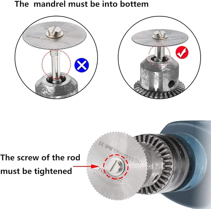PX7000742 - KIT 6 CUCHILLAS SIERRA CIRCULAR TALADRO MOTOTOOL AMOLADORA MARQUETERIA - KIT 6 CIRCULAR SAW BLADES DRILL MOTOTOOL GRINDER MARQUETERIA | GIGAOUTLET GO
