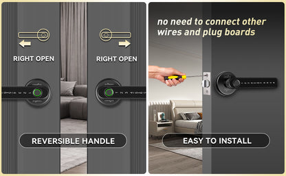 PX7000745 - CERRADURA INTELIGENTE HUELLA BLUETOOTH APP PANTALLA TACTIL - SMART LOCK FINGERPRINT BLUETOOTH APP TOUCH SCREEN | GIGAOUTLET GO