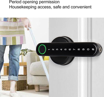 PX7000745 - CERRADURA INTELIGENTE HUELLA BLUETOOTH APP PANTALLA TACTIL - SMART LOCK FINGERPRINT BLUETOOTH APP TOUCH SCREEN | GIGAOUTLET GO