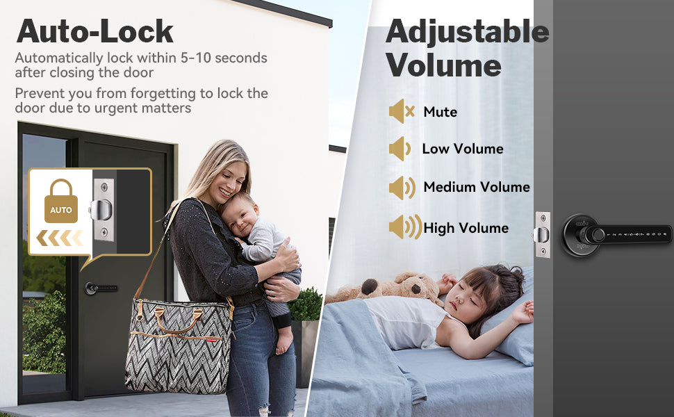 PX7000745 - CERRADURA INTELIGENTE HUELLA BLUETOOTH APP PANTALLA TACTIL - SMART LOCK FINGERPRINT BLUETOOTH APP TOUCH SCREEN | GIGAOUTLET GO