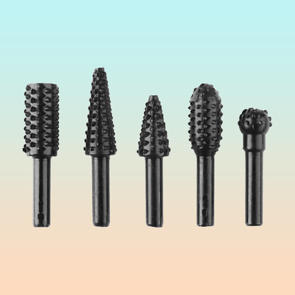 5 PCS BROCA MADERA TALLADO MARQUETERÍA CARPINTERÍA BISUTERÍA