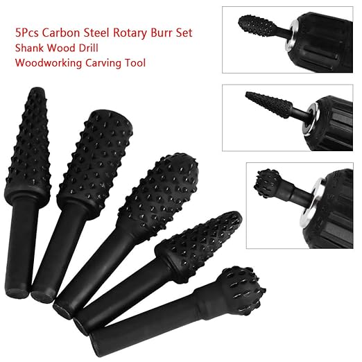 PX7000748 - 5 PCS BROCA MADERA TALLADO MARQUETERIA CARPINTERIA BISUTERIA ACERO ALTO CARBONO - 5 PCS WOOD CARVING DRILL BIT MARQUETRY CARPENTRY JEWELRY HIGH CARBON STEEL | GIGAOUTLET GO