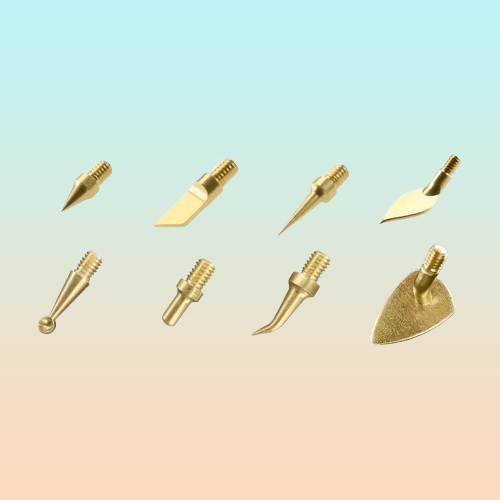 8 PCS PUNTAS QUEMADO MADERA PIROGRAFÍA MARQUETERÍA BISUTERÍA 12V