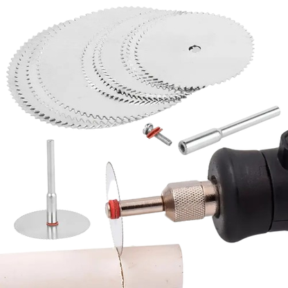 PX7000750 - 11 PCS DISCO CORTE ACERO INOXIDABLE MADERA CARPINTERIA MARQUETERIA - 11 PCS CUTTING DISCS STAINLESS STEEL WOOD CARPENTRY MARQUETRY | GIGAOUTLET GO