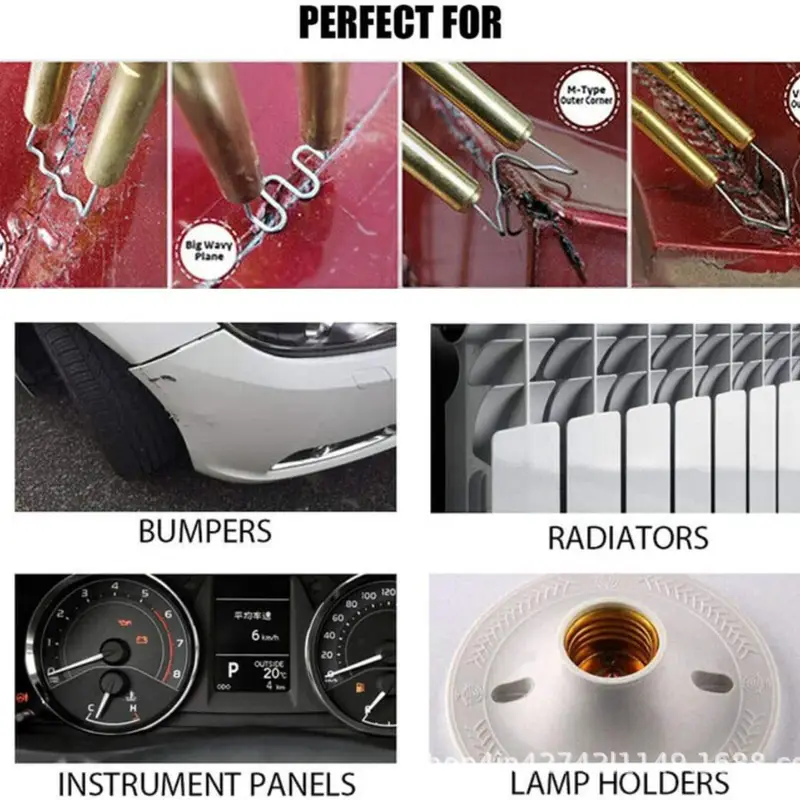 PX7000754 - 20x GRAPAS SOLDAR PLASTICO REPARACION RESTAURACION - 20x STAPLES PLASTIC WELDING REPAIR RESTORATION | GIGAOUTLET GO