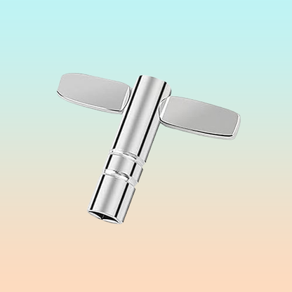 LLAVE AFINACIÓN UNIVERSAL BATERÍA ACÚSTICA REDOBLANTE CAJA PLATEADO