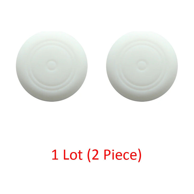 SET 2 UNID PROTECTOR SILICONA JOYSTICK PLAY STATION XBOX ONE NINTENDO SWITCH BLANCO | SET OF 2 SILICONE JOYSTICK PROTECTORS FOR PLAYSTATION, XBOX ONE & NINTENDO SWITCH – WHITE