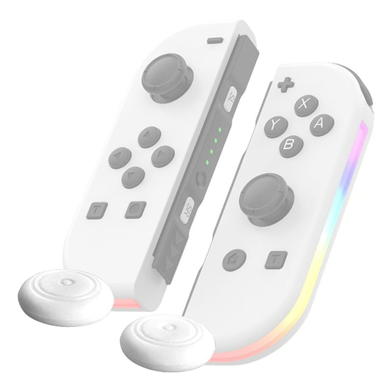 SET 2 UNID PROTECTOR SILICONA JOYSTICK PLAY STATION XBOX ONE NINTENDO SWITCH BLANCO | SET OF 2 SILICONE JOYSTICK PROTECTORS FOR PLAYSTATION, XBOX ONE & NINTENDO SWITCH – WHITE