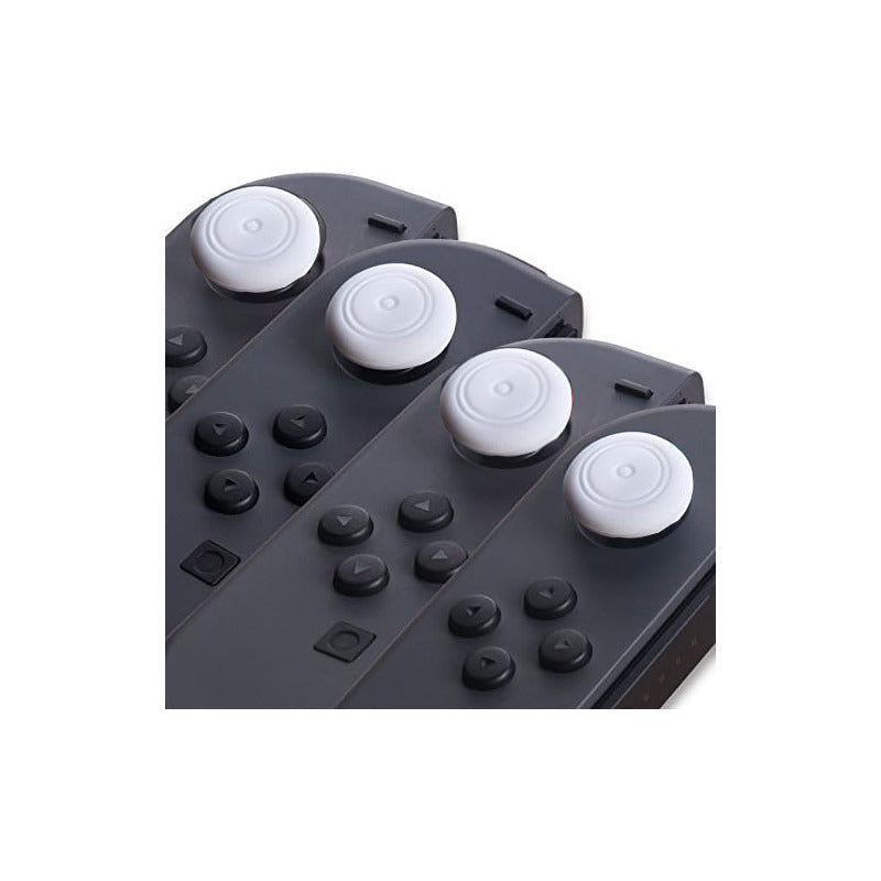 SET 2 UNID PROTECTOR SILICONA JOYSTICK PLAY STATION XBOX ONE NINTENDO SWITCH BLANCO | SET OF 2 SILICONE JOYSTICK PROTECTORS FOR PLAYSTATION, XBOX ONE & NINTENDO SWITCH – WHITE