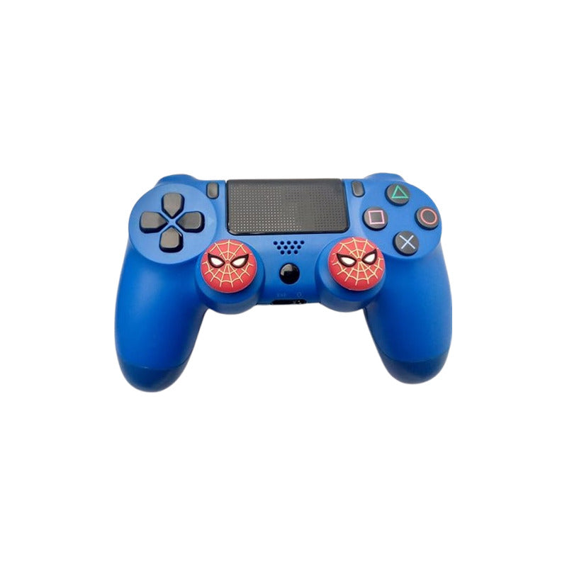 SET 2 UNID PROTECTOR SILICONA JOYSTICK PLAY STATION XBOX ONE NINTENDO SWITCH SPIDERMAN LOGO CLASICO ROJO | SET OF 2 SILICONE JOYSTICK PROTECTORS FOR PLAYSTATION, XBOX ONE & NINTENDO SWITCH – CLASSIC SPIDERMAN LOGO RED