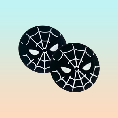 SET 2 UNID PROTECTOR SILICONA JOYSTICK PLAY STATION XBOX ONE NINTENDO SWITCH SPIDERMAN NEGRO | SET OF 2 SILICONE JOYSTICK PROTECTORS FOR PLAYSTATION, XBOX ONE & NINTENDO SWITCH – SPIDERMAN BLACK