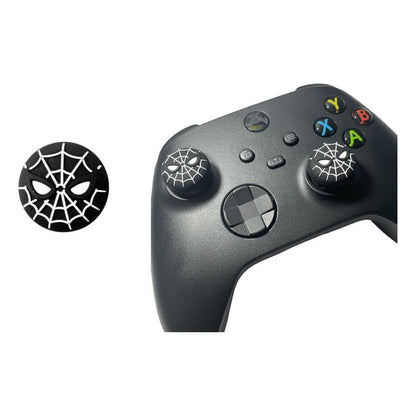 SET 2 UNID PROTECTOR SILICONA JOYSTICK PLAY STATION XBOX ONE NINTENDO SWITCH SPIDERMAN NEGRO | SET OF 2 SILICONE JOYSTICK PROTECTORS FOR PLAYSTATION, XBOX ONE & NINTENDO SWITCH – SPIDERMAN BLACK