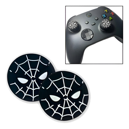 SET 2 UNID PROTECTOR SILICONA JOYSTICK PLAY STATION XBOX ONE NINTENDO SWITCH SPIDERMAN NEGRO | SET OF 2 SILICONE JOYSTICK PROTECTORS FOR PLAYSTATION, XBOX ONE & NINTENDO SWITCH – SPIDERMAN BLACK